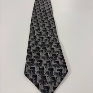 Arrow Silk Black and Gray Men's Tie